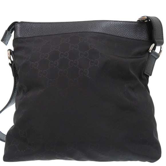 GUCCI Authentic Black Leather Shoulder Bag - Picture 2 of 10